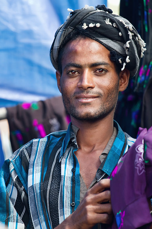 73    Man from the Raya Wollo tribe at Hayk market. Ethiopia 